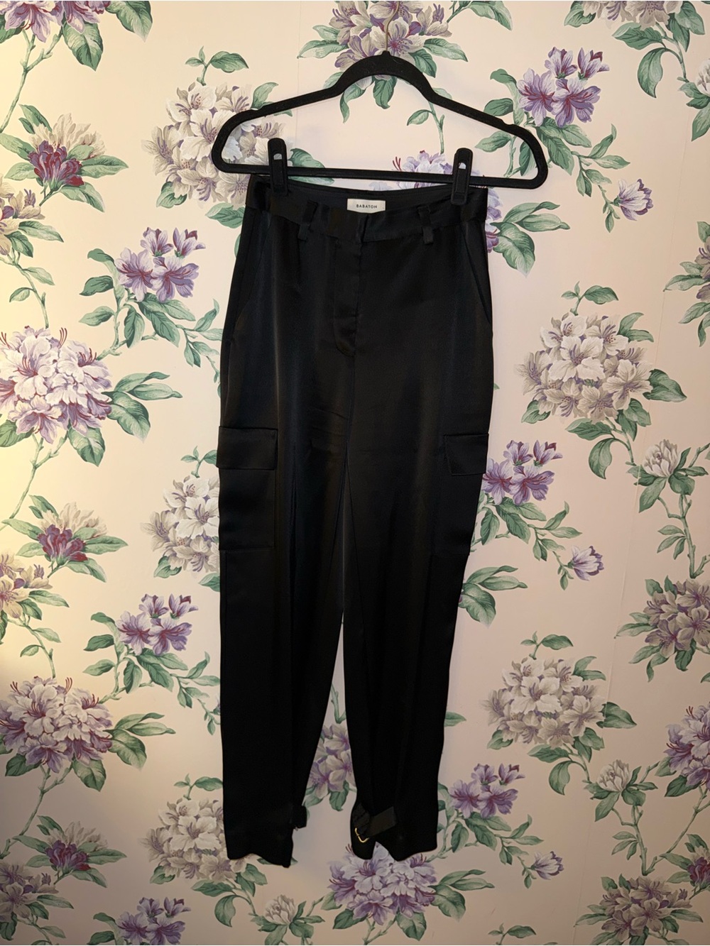 Babaton Black Cargo-Style  Pants